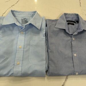 Two big boys dress shirts in like new condition.  Selling for 15 dollars.